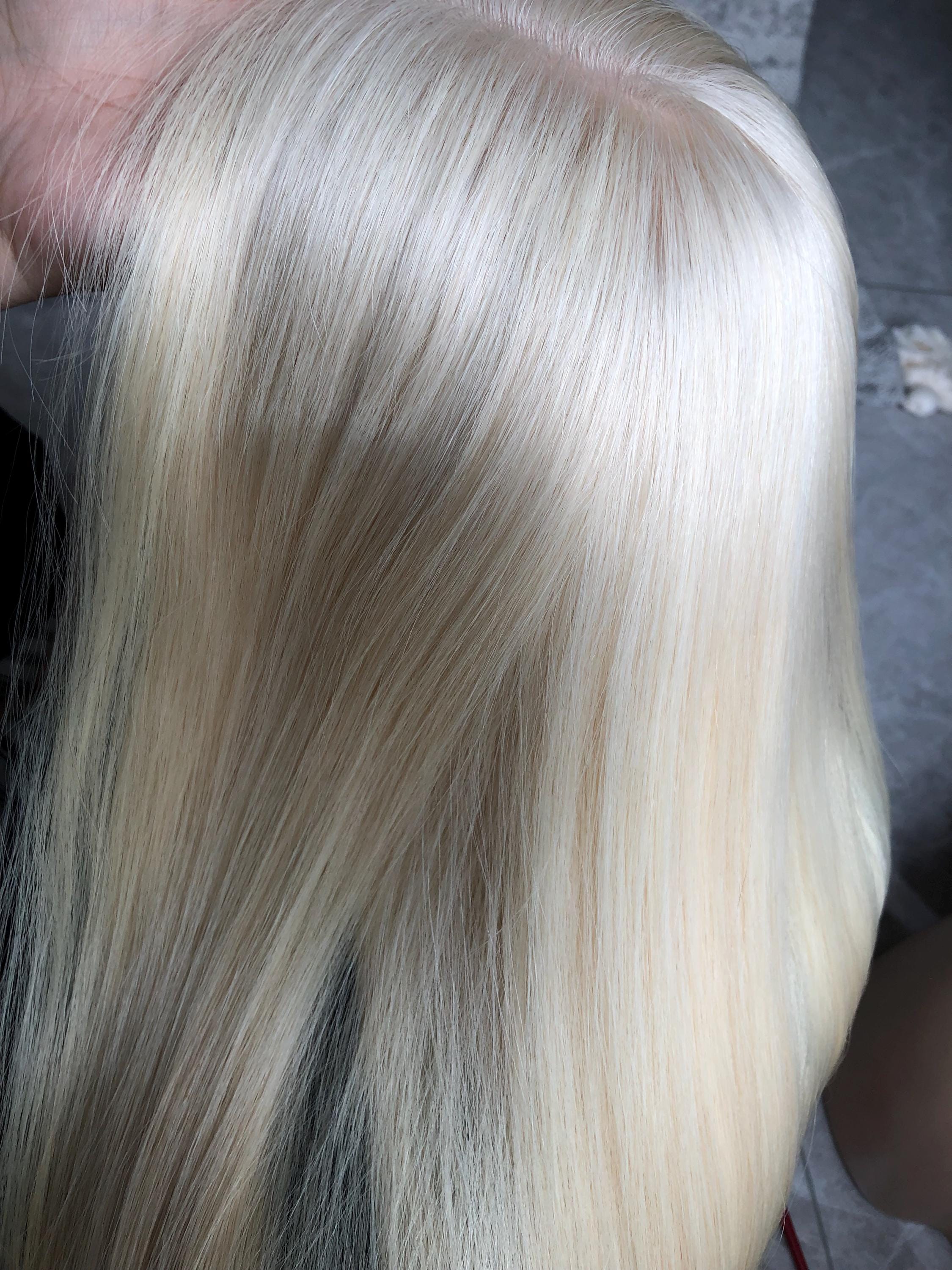 16-24" 8X8" Light Blonde Silk Base European Hair Toppers,Able to Be Colored Styled
